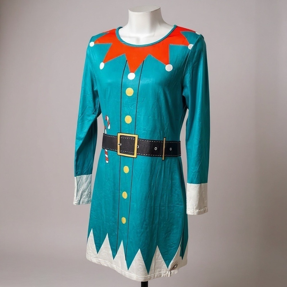 For Girls & Perfect Life (For GPL) Christmas Elf Dress – Girls Long Sleeve A-Li